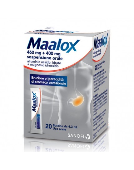 Maalox*os 20bust 460mg+400mg