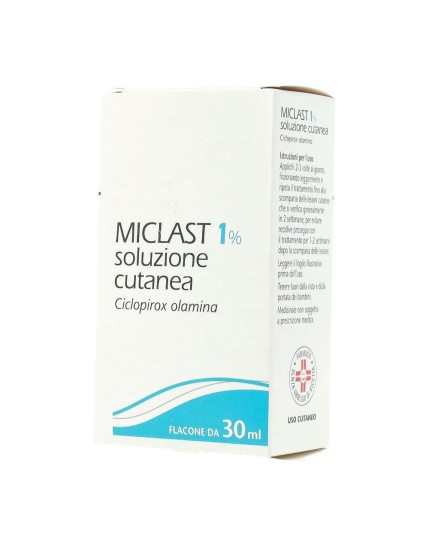 Miclast 1% Soluzione Cutanea Flacone 30ml Miclast 1% Soluzione Cutanea Flacone 30ml
