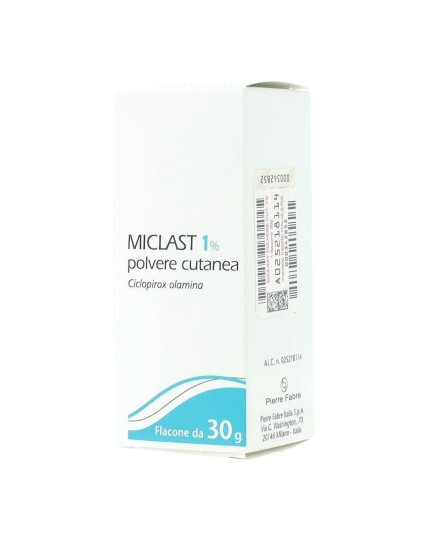Miclast polvere Cutanea 30g 1%