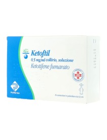 Ketoftil Collirio 0,5ml0,5mg/ml 25 flaconi