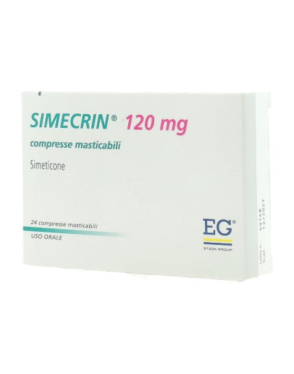 Simecrin 24 Compresse Masticabili 120mg