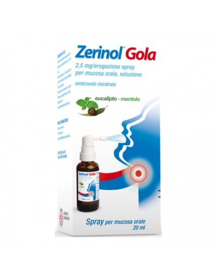 Zerinol Gola Spray Flacone 20ml