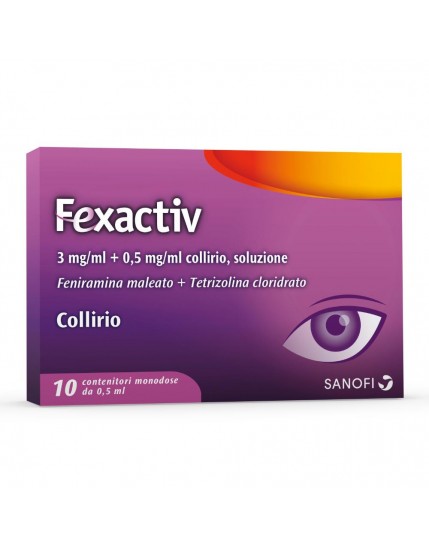 Fexactiv Collirio 10 flaconi 0,5ml