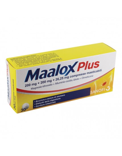 Maalox Plus 30 Compresse Masticabili