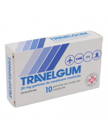 Travelgum 10 Gomme Masticabili 20mg