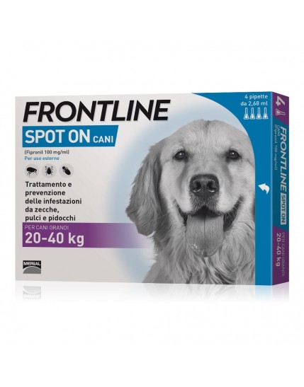 Frontline Spoton Cani 20-40 Kg 4 pipette