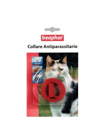 Beaphar Collare Gatto Rosso Antiparassitario Gatti 35cm 1 Pezzo