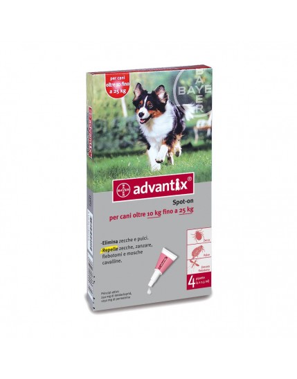 Advantix Spot On Cani 10-25kg 4 Pipette