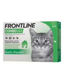 Frontline Combo Gatti e Furetti Confezione da 3 Pipette da 0.5 ml