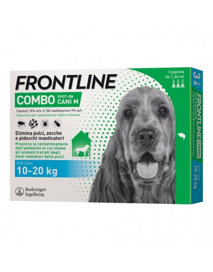Frontline Combo Spot On Cani 10-20 Kg 3 Pipette