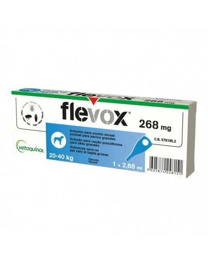 Flevox Spot on 20-40kg Cani 1 pipetta