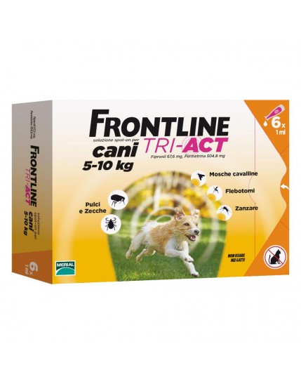 Frontline Tri-Act Spot-on 5-10 kg 6 Pipette 1ml