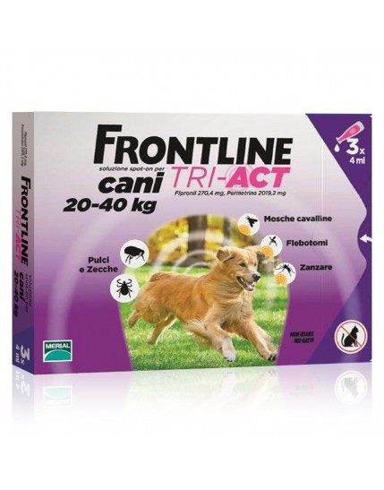 Frontline Tri-act 20-40kg 3 Pipette 4ml