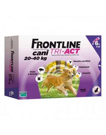 Frontline Tri-Act Spot-On 20 a 40 kg 6 Pipette 4ml