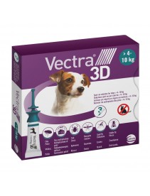 Vectra 3D 3 Pipette Cani 4-10 Kg Verde