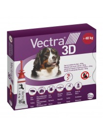 Vectra 3d spot-on cani da 40 kg 3 pipette 8 ml 