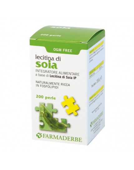 Farmaderbe Lecitina Soia 200 Perle