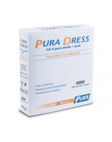 GARZA PURA DRESS 10X10CM 100PZ