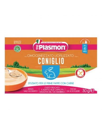 Plasmon Liofilizzato Coniglio 10g 3 pezzi 