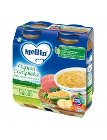 Mellin Pappa Completa Verdure Pastina e Vitello 2x250g