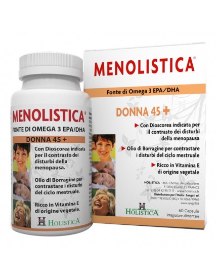 Menolistica Donna 45+ Omega3 EPA/DHA 60 Capsule