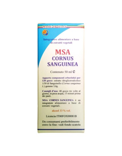 MSA CORNUS SANGUINEA 50ML