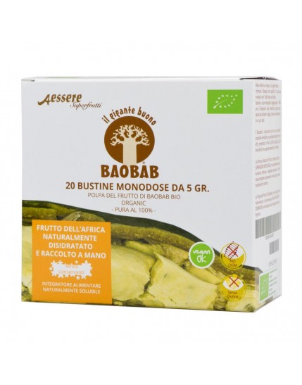 Baobab Polpa Bio 20 Bustine