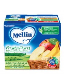 Mellin Frut Pura Mel/ban4x100g
