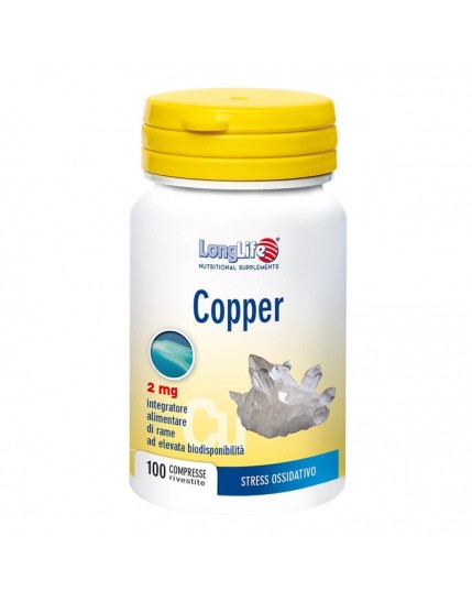 Longlife Copper 2mg 100 Compresse