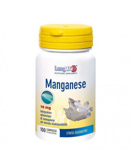 LONGLIFE MANGANESE 10mg100Cpr