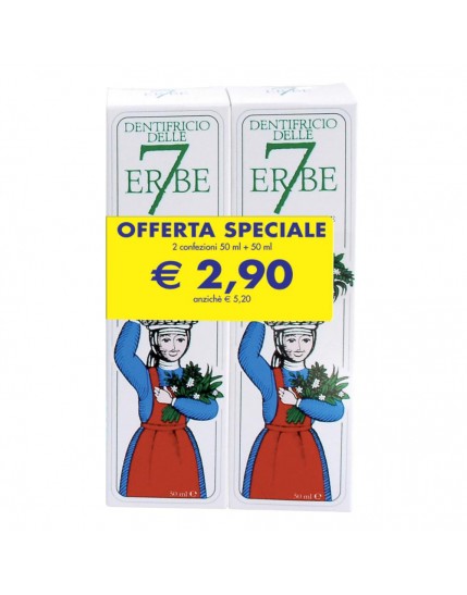 DENTIFRICIO 7 ERBE 50ML+50ML