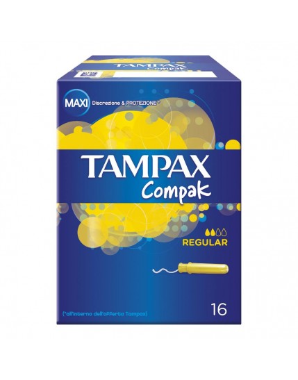 Tampax Compak Reg 16pz