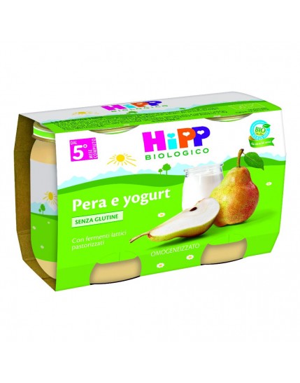Hipp Bio Omogeneizzato Pera e Yogurt 2x125g