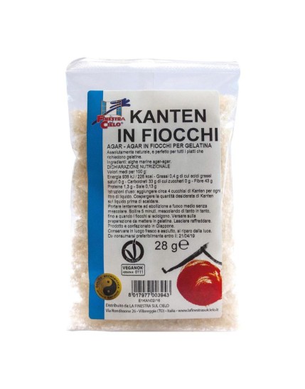 KANTEN IN FIOCCHI GELATINE 28G