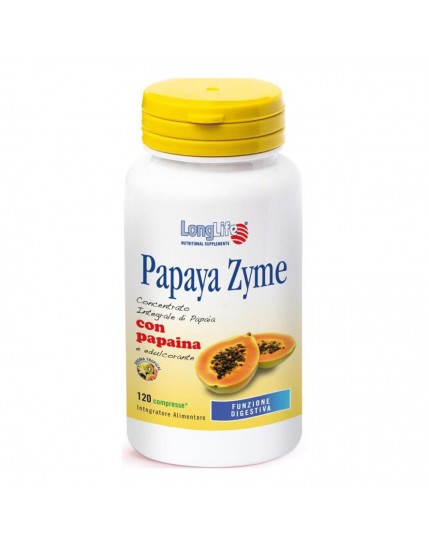 LONGLIFE PAPAYA ZYME 120 Tav.