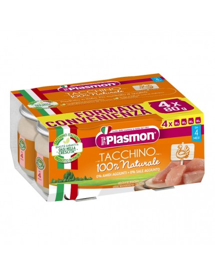 Plasmon Omogeneizzato Tacchino 4x80g