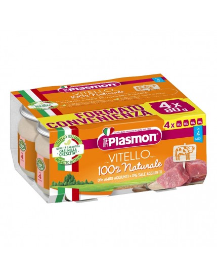 Plasmon Omogeneizzato Vitello 4x80g