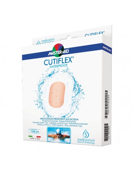 M-aid Cutiflex Med 10x8 Cerotti Acqua Stop 5 Pezzi
