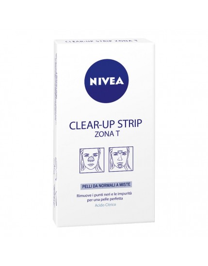 Nivea Visage Clear-Up Strip Zona T 6 Pezzi