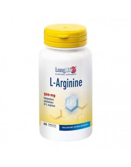 LongLife L-Arginine 500 mg 60 Tavolette