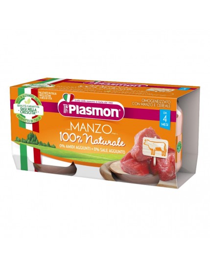 Plasmon Omog Manzo 80gx2pz