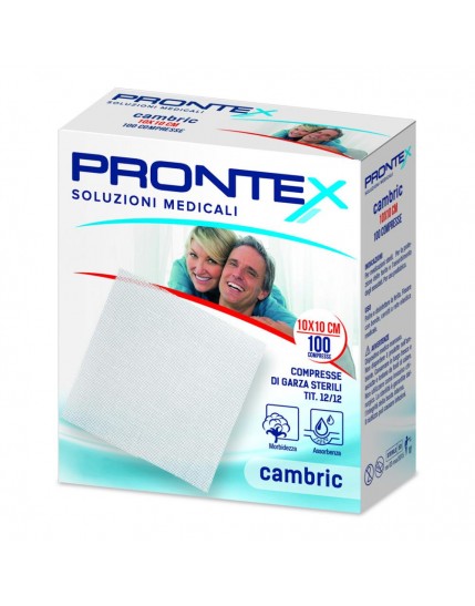 Prontex Garza Cotone 10x10cm 100 Pezzi