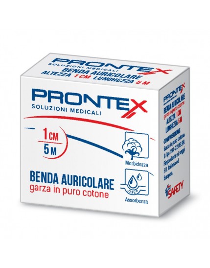 Prontex Benda Auricolare Orlata 1cm x 5metri