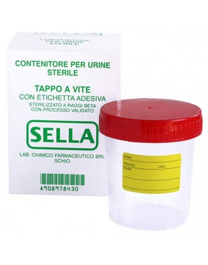 Contenitore Urina Sterile con Tappo a Vite