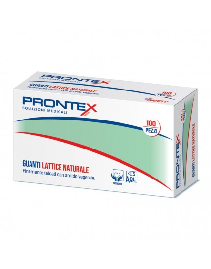 Prontex Guanti Lattice con Amido da Visita 8/9G Taglia Large 100 Pezzi