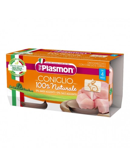 Plasmon Omog Coniglio 80gx2pz