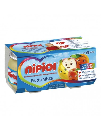 OMO NIPIOL Frutta Mista 2x 80g