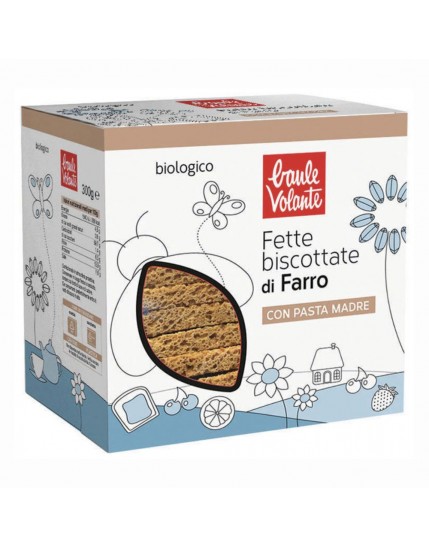 Baule Volante Fette Biscottate Farro Bianco 300g