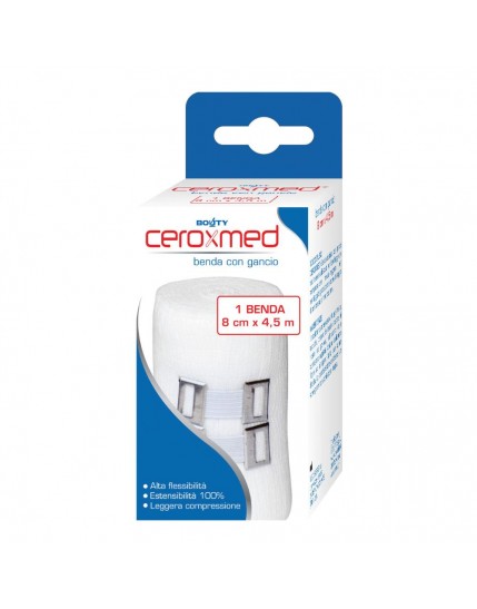 Ceroxmed Benda Elastica con Fermabenda 8x4,5cm