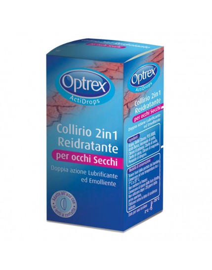 Optrex Actidrops 2in1 Reidratante Occhi Secchi 1 Pezzo